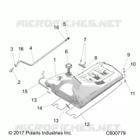 SISTEMA DI ALIMENTAZIONE CARBURANTE, FUEL TANK ASM.