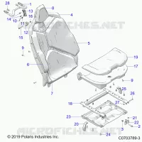 SEDE ASM., REAR, PREMIUM/DELUXE