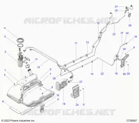 SISTEMA DI ALIMENTAZIONE CARBURANTE, EVAP FUEL TANK ASM.