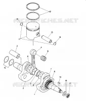 ALBERO MOTORE AND PISTON ASSEMBLY (4914761476039A)