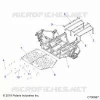 CHASSIS, TELAIO PRINCIPALE