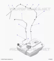 SISTEMA DI ALIMENTAZIONE CARBURANTE, LINES, STD.