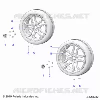 RUOTAS, FRONT AND REAR (SL MODELS)
