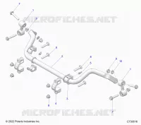 SUSPENSION, REAR, BARRA DI STABILIZZAZIONE