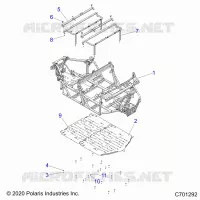 CHASSIS, MAIN FRAME AND SCIARED PLATES
