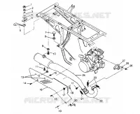 IMPIANTO DI SCARICO Sportsman 4x4 W948040 (4926842684A010)