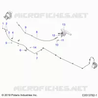 FRENO POSTERIORE BRAKE LINE AND PARK BRAKE