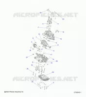 ENGINE, CRANKCASE AND ALBERO MOTORE