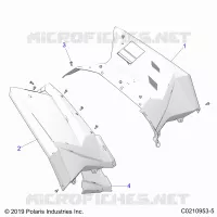 CARROZZERIA POSTERIORE CAB AND HEAT SHIELDS