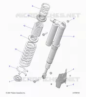 SUSPENSION, REAR SHOCK MONTAGGIO, ULTIMATE