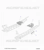 TELAIO, PASSENGER FOOTRESTS
