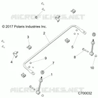 SOSPENSIONI ANTERIORI STABILIZER BAR- R20RRED4F1/N1/SD4C1 (C700032)