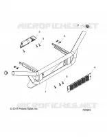 CHASSIS, FRONT PARAURTI 