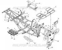 PARAURTI / PORTAPACCHI MOUNTING 6X6 400L