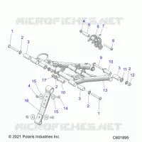 SUSPENSION, ANTERIORE COPPIA ARM