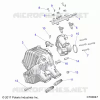 ENGINE, PRESA D'ARIA MANIFOLD
