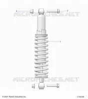 SUSPENSION, AMMORTIZZATORE POSTERIORE