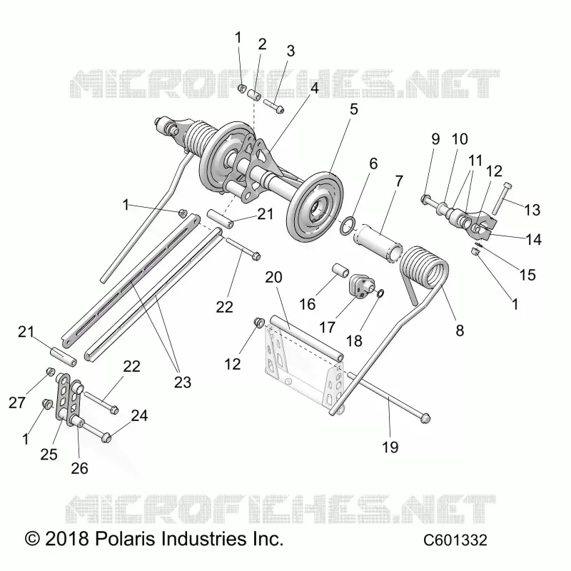 SUSPENSION, POSTERIORE COPPIA ARM