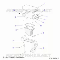 CENTER CONSOLE,STORAGE