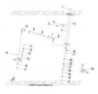 STERZO POST and TIE ROD ASM.