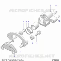 FRENO POSTERIORE CALIPER