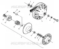 FRIZIONE DRIVEN XPLORER 400L W98CC38C (4945414541C003)