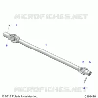 TRASMISSIONE, PROP SHAFT, FRONT