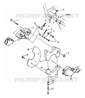 POSTERIORE MONTAGGIO PINZA Scrambler 400 W98BC38C (4947254725C002)