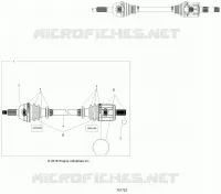 DRIVE TRAIN, TRANSMISSIONE ANTERIORE SHAFT