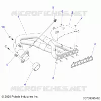 ENGINE, IMPIANTO DI SCARICO, HEADPIPE AND RELATED