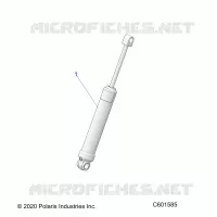 SUSPENSION, AMMORTIZZATORE POSTERIORE TRACK (7045512)