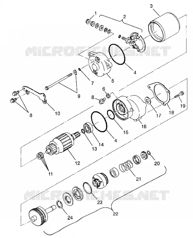 AVVIAMENTO MOTORE Sportsman 400L W97AC38C (4939673967D007)