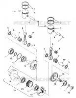 PISTONEEE   ALBERO MOTORE SUPER SPORT 0970761 (4937643764C007)