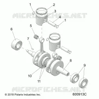 ENGINE, PISTONE &amp; ALBERO MOTORE