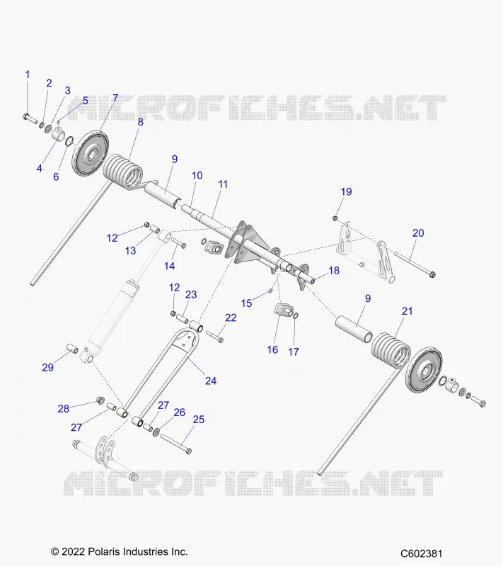SUSPENSION, POSTERIORE COPPIA ARM