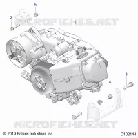 MOTORE, MOTORE AND TRANSMSSION MOUNTING