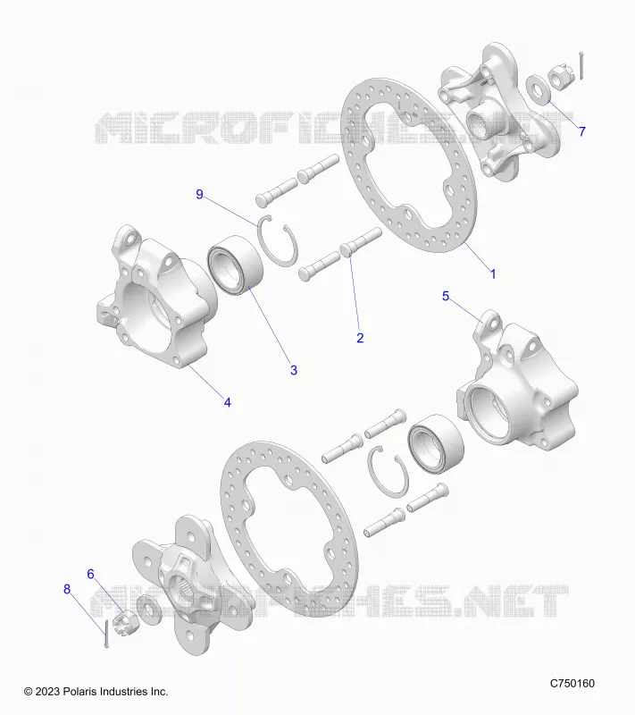 SUSPENSION, PORTAPACCHI POSTERIORE AND HUB