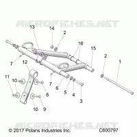 SUSPENSION, ANTERIORE COPPIA ARM