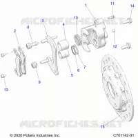 BRAKES, PINZA FRENO POSTERIORE