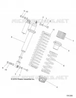 SUSPENSION, SHOCK ANTERIORE MOUNTING