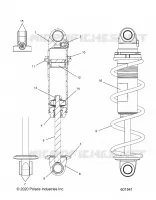 SUSPENSION, SHOCK ANTERIORE TRACK, MONOTUBE