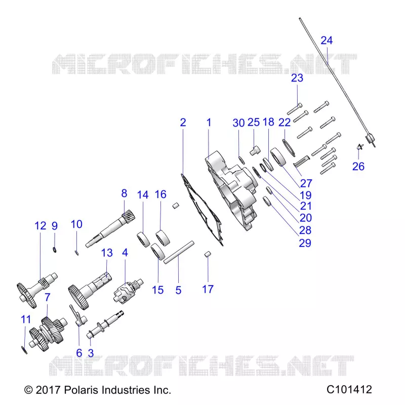 DRIVE TRAIN, PRINCIPALE SCATOLA INGRANAGGI