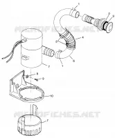 POMPA DI SENTINA HURRICANE B964466 and  Intl. HURRICANE I964466 (4935733573B011)