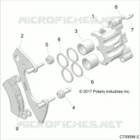 FRENO ANTERIORE CALIPER