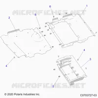 PAVIMENTO PANELS, UNDERSEAT