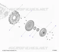 ENGINE, TRASMISSIONE ADAPTOR AND FLEX PLATE 
