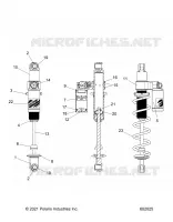 SUSPENSION, AMMORTIZZATORE POSTERIORE TRACK, VELOCITY