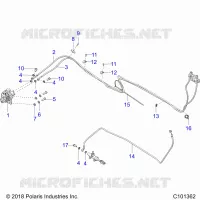 BRAKES, LINEE FRENO POSTERIORE