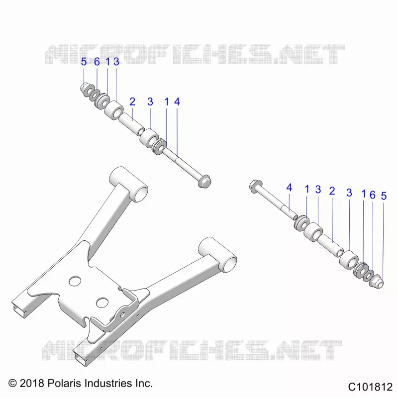 SOSPENSIONE POSTERIORE A-ARM MOUNTING AND BUSHINGS