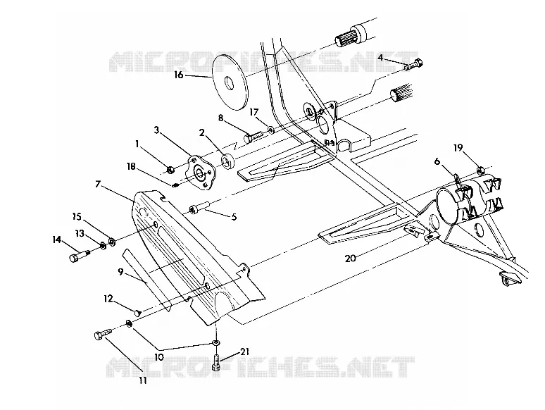 MONTAGGIO copertura della catena DESTRA 250 6x6 / W928727 (4922842284030A)